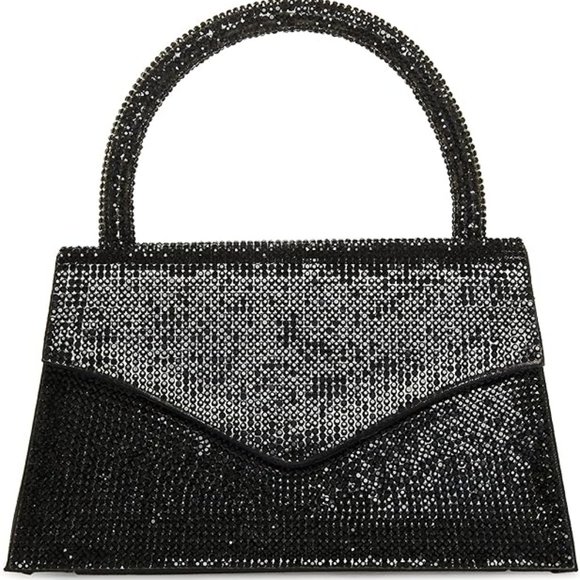 NWT Sparkling Bling Swarovski Crystal Rhinestones: Steve Madden Bag Purs… - Picture 6 of 15
